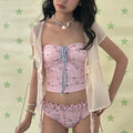Berry Tankini Pink