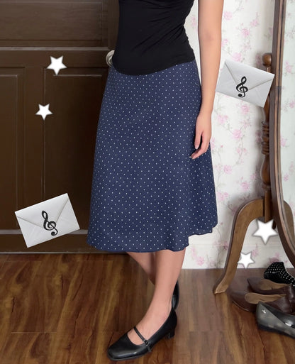 Polkadots Midi Skirt