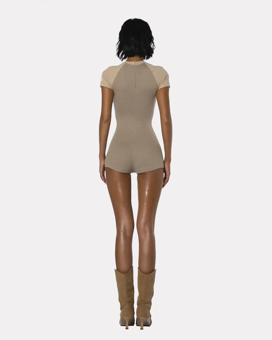 Stormi Bodysuit - Beige