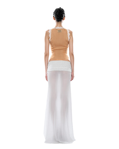 Crey Top - Orange