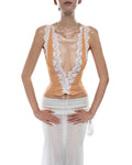 Crey Top - Orange