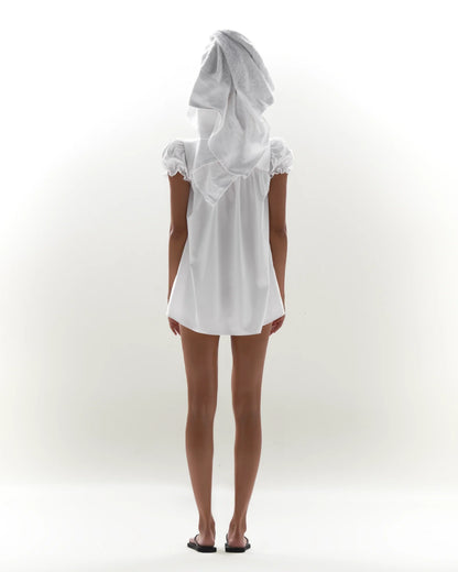Delphine Dress - White