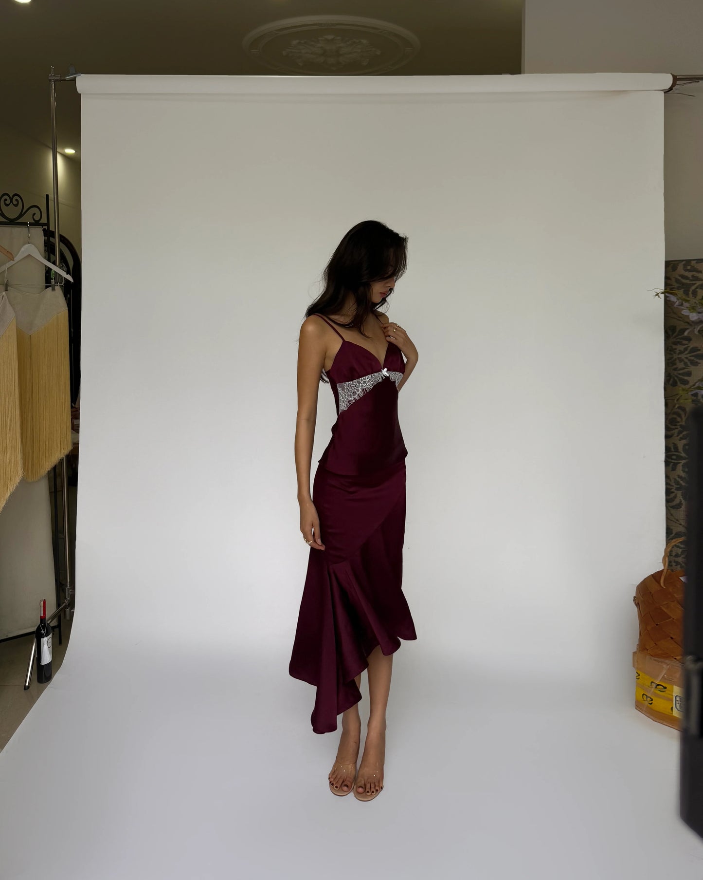 Vell Top - Burgundy
