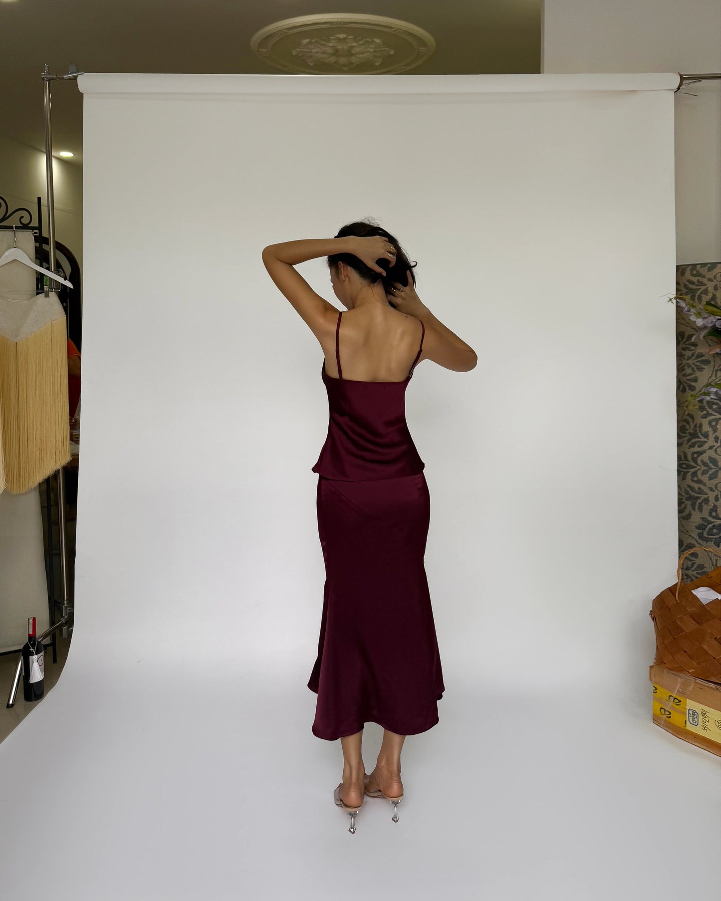 Vell Top - Burgundy