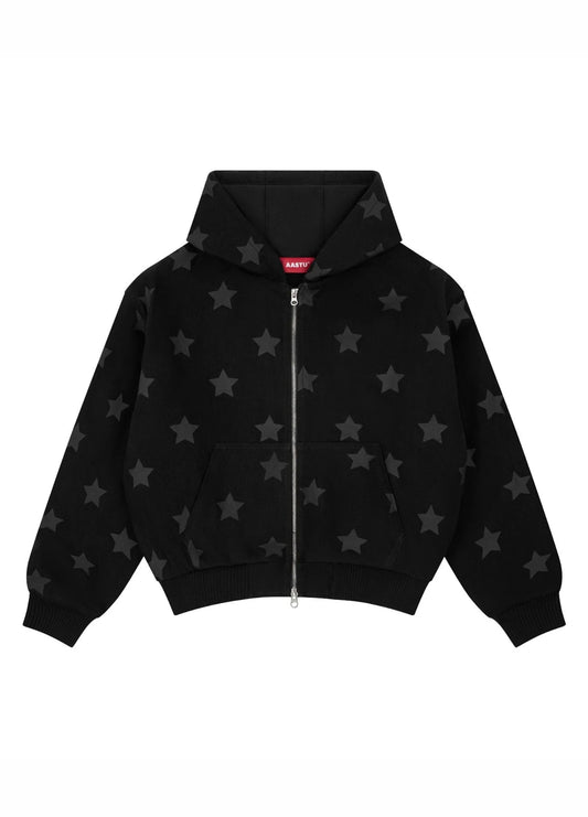 AA Superstar Denim Hoodie - Black