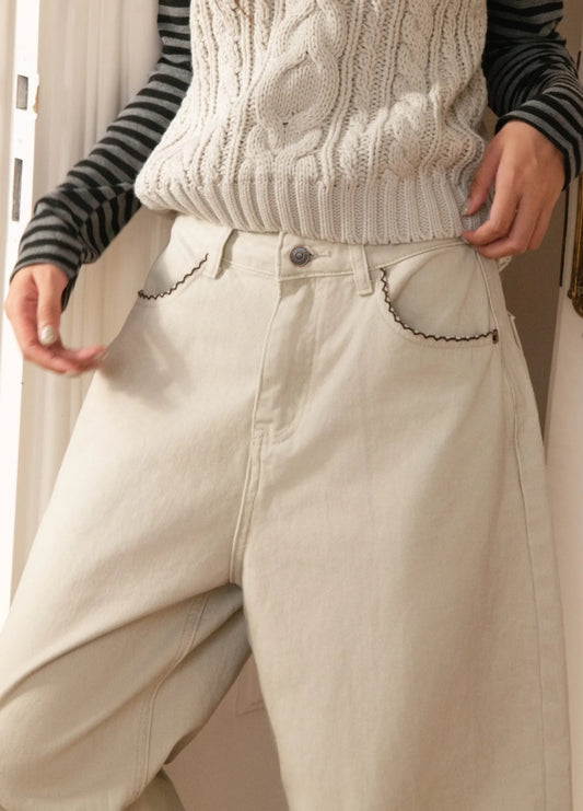 Latte Trousers