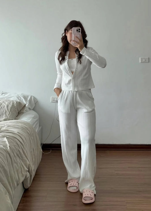 White Snow Sleepwear Set