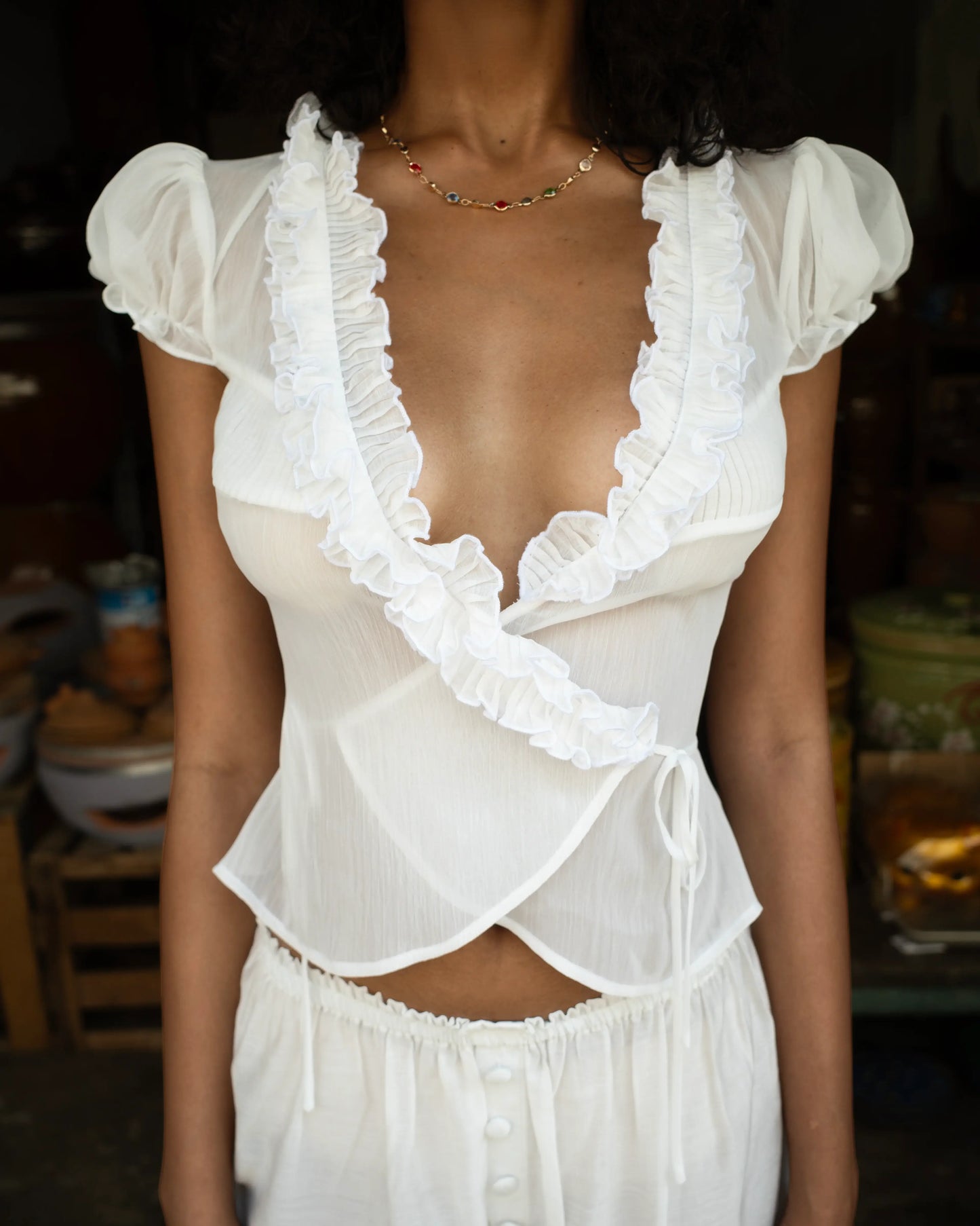 Namy Top - White