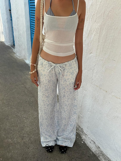 Blue Summer Pants