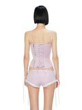 Satin Ribbon Pants