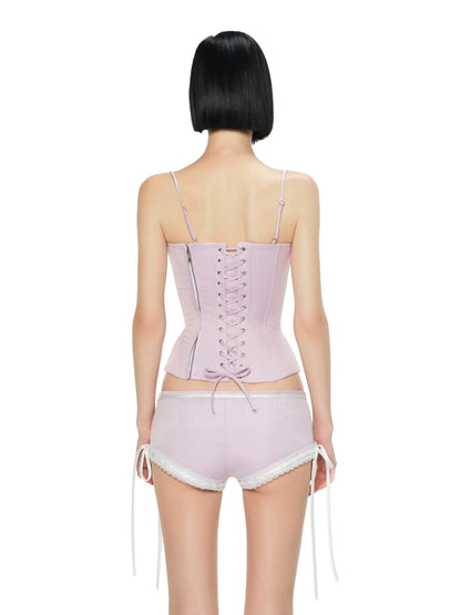 Satin Ribbon Pants