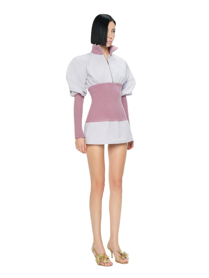 Ribbed Knit Dress