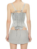 Glossy Satin Corset