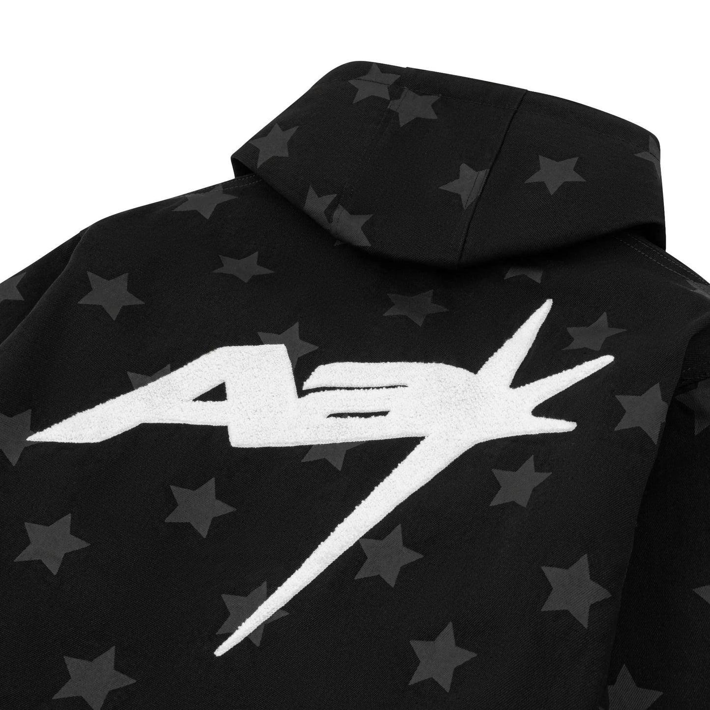 AA Superstar Denim Hoodie - Black