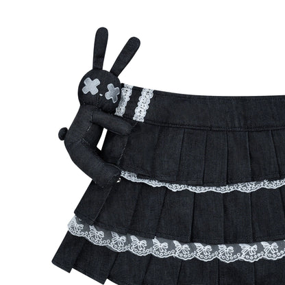 Noir Rabbit Skirt