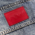 Contoured Denim Jacket - Blue