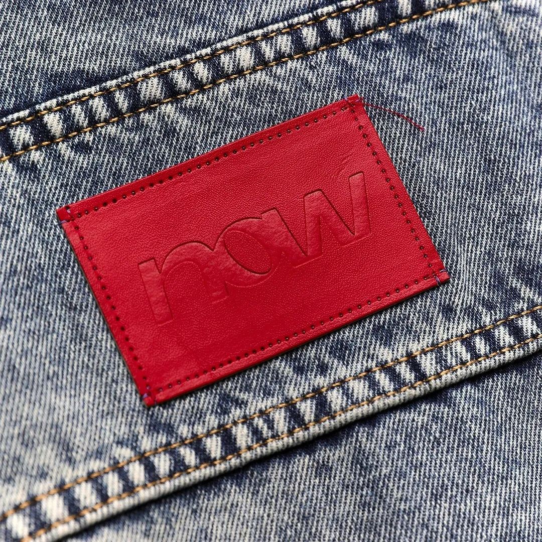 Contoured Denim Jacket - Blue
