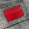 Contoured Denim Jacket - Grey