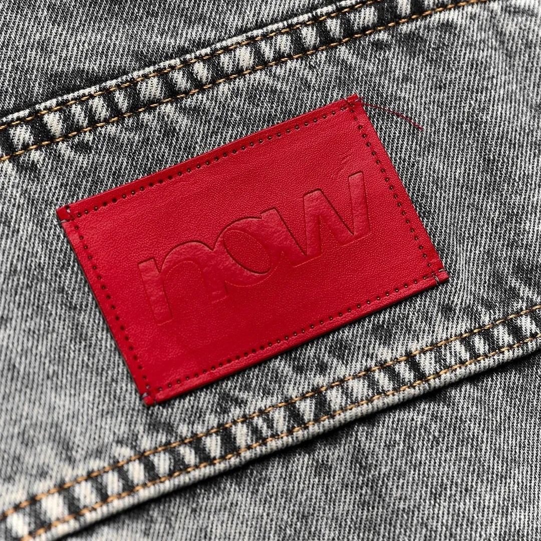Contoured Denim Jacket - Grey