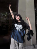 Metal Blur Tee - Washed Black