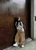 N Logo Knit Tee - Grey