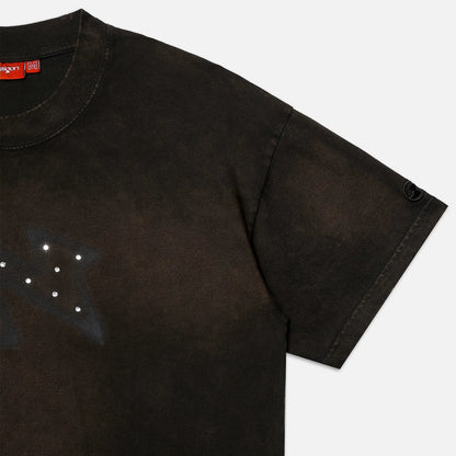 Shadow Pigment Washed Tee - Brown