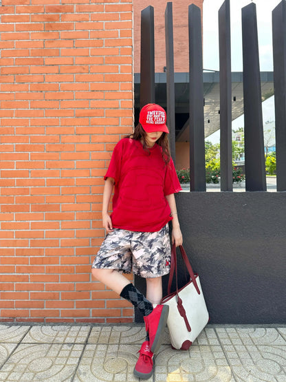 Patch Tee - Red