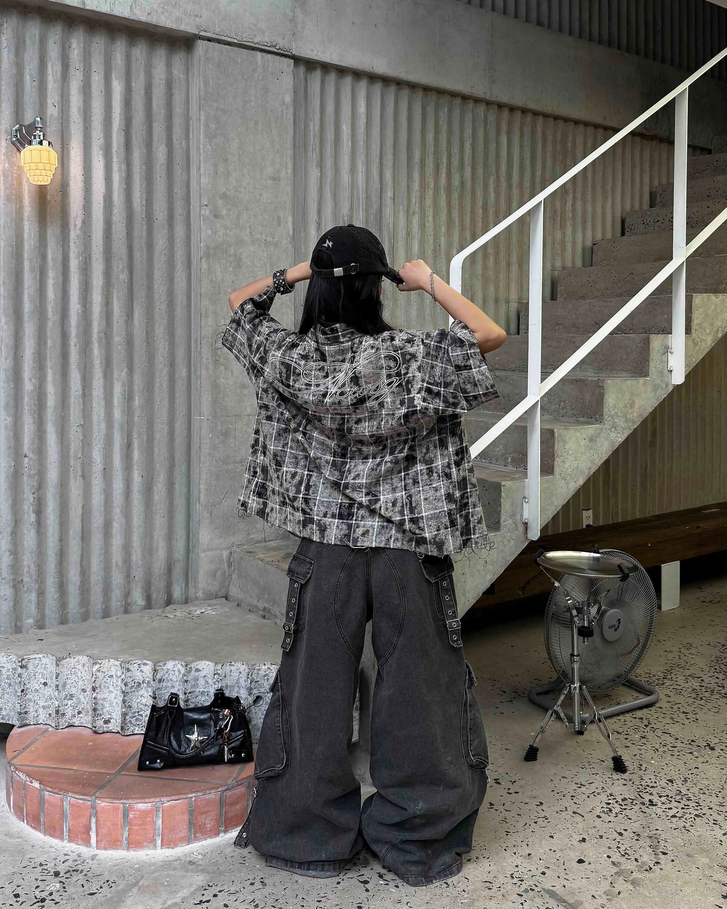 Haze Check Shirt - Graphite