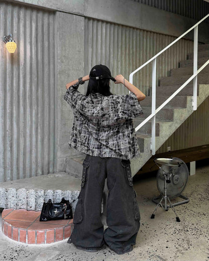 Haze Check Shirt - Graphite