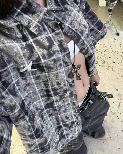 Haze Check Shirt - Graphite