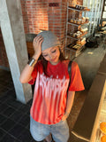 Metal Blur Tee - Washed Red