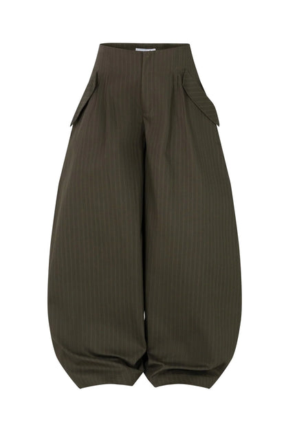 Matcha Croissant Baggy Pants
