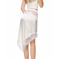 Lace Midi Silky Skirt