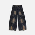 Chain Jeans - Washed Blue