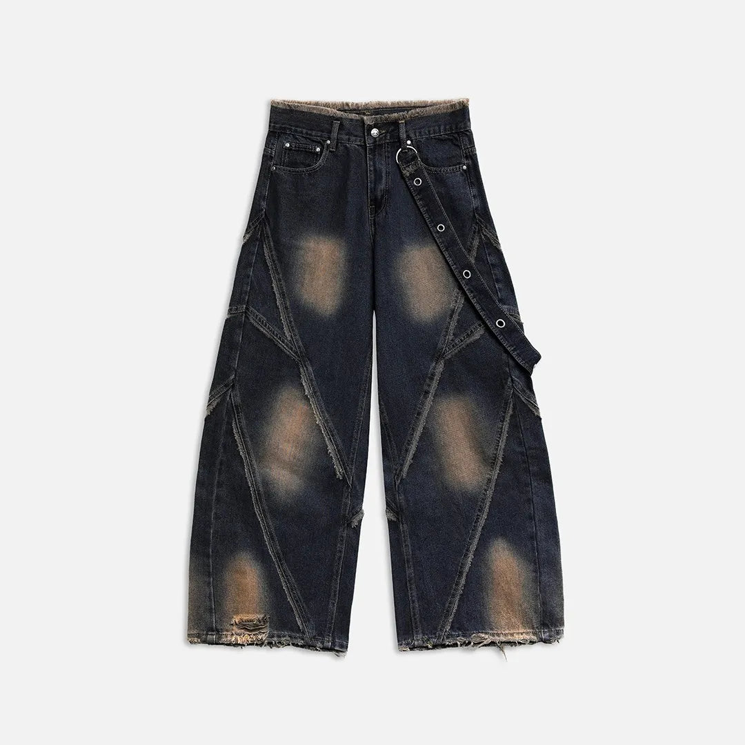 Chain Jeans - Washed Blue