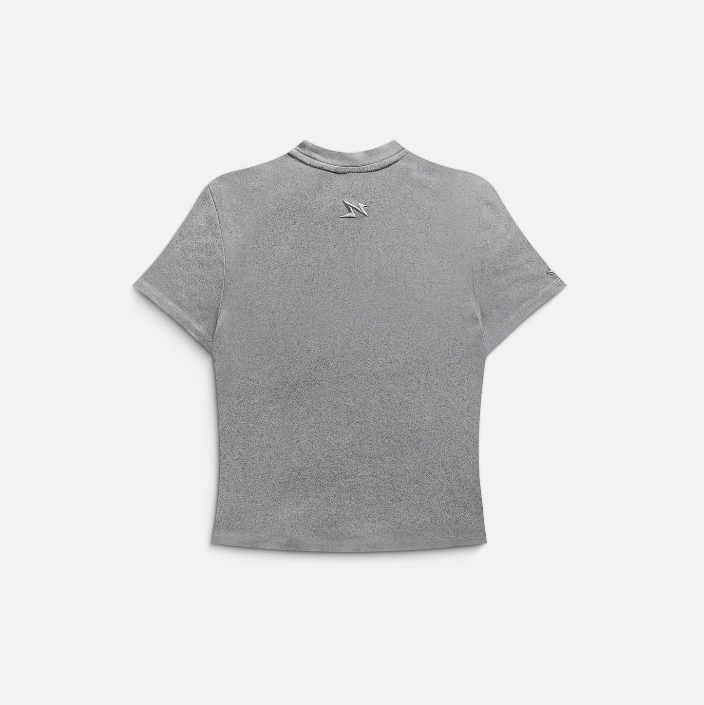 Rhinestone Goodie Baby Tee - Grey