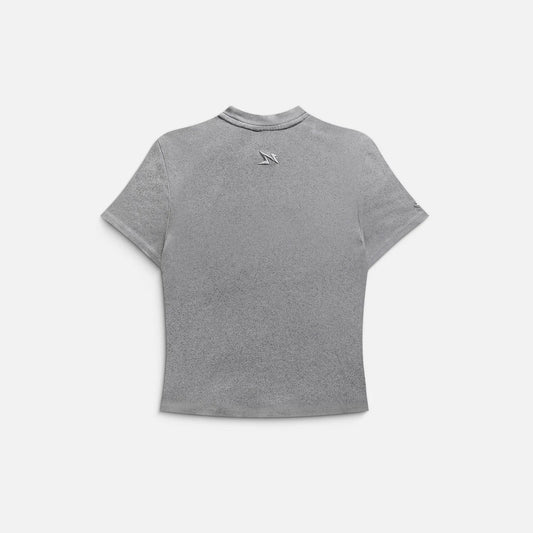 Rhinestone Goodie Baby Tee - Grey