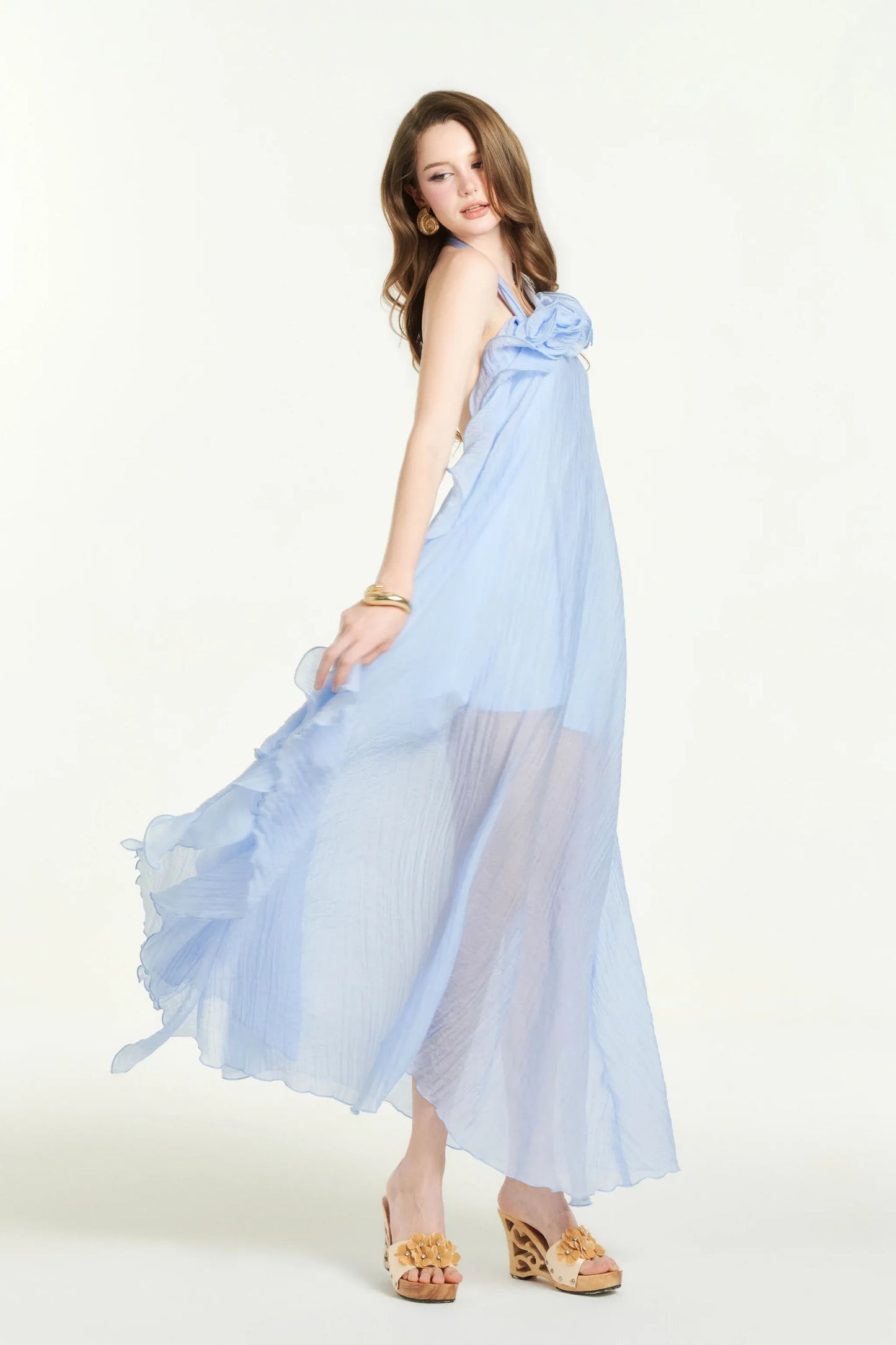 Azure Midi Dress