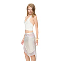 Lace Midi Silky Skirt
