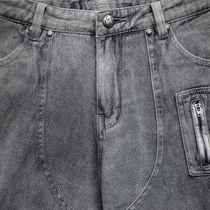 Dust Cargo Jorts - Washed Grey