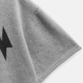 N Logo Knit Tee - Grey