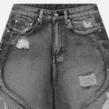 Rebel Edge Jorts - Washed Black