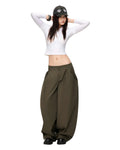 Matcha Croissant Baggy Pants
