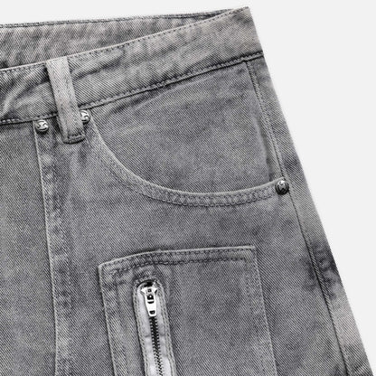 Dust Cargo Jorts - Washed Grey