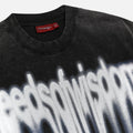 Metal Blur Tee - Washed Black
