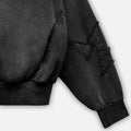 Patch Hoodie - Washed Black