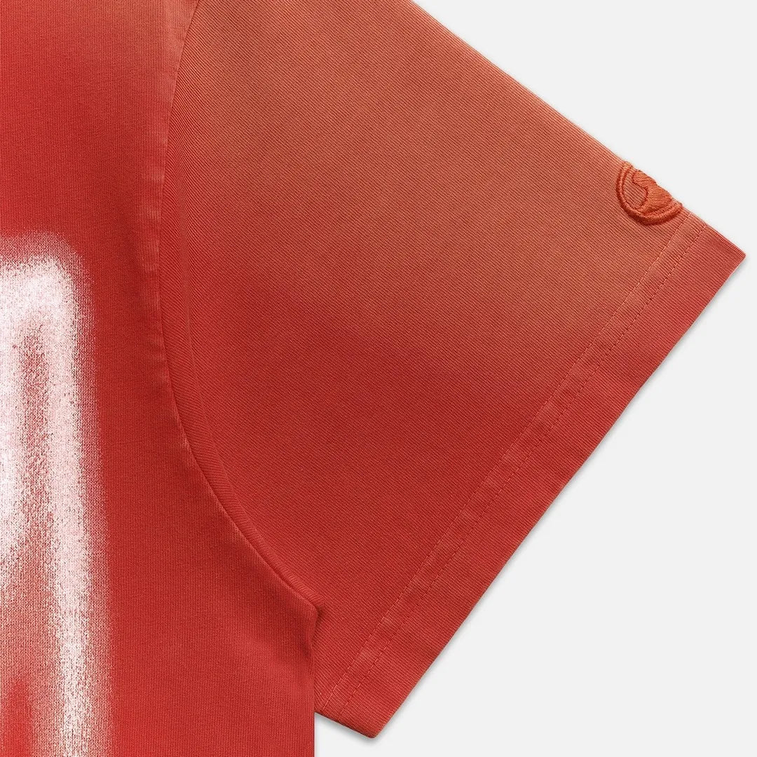 Metal Blur Tee - Washed Red