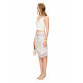 Lace Midi Silky Skirt
