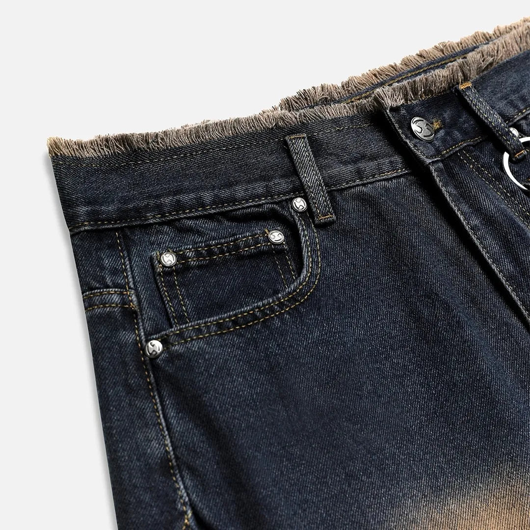 Chain Jeans - Washed Blue