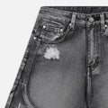 Rebel Edge Jorts - Washed Black